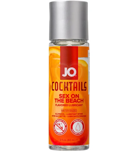 Съедобный лубрикант System JO Cocktails Sex on the Beach со вкусом коктейля Секс на пляже 60 мл фото 1