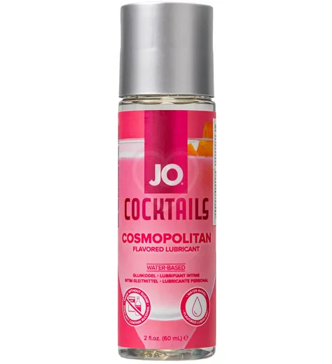 Съедобный лубрикант System JO Cocktails Cosmopolitan со вкусом коктейля Космополитен 60 мл фото 1