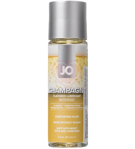 Съедобный лубрикант System JO H2O Flavored Champagne Шампанское 60 мл фото 1