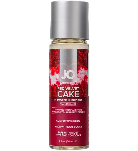 Съедобный лубрикант System JO H2O Flavored Red Velvet Cake торт Красный бархат 60 мл фото 1