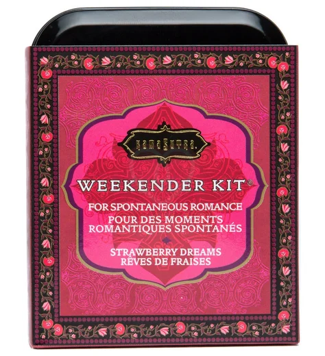 Набор эротической косметики KamaSutra The Weekender Tin Can Strawberry Клубника фото 3