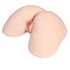 Мастурбатор-полуторс с вагиной и анусом Kokos Jenny Onahole Real Vagina с двойным слоем и вибрацией фото 5