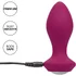 Анальная пробка с кристаллом и вибрацией Power Gem Vibrating Crystal Probe розовая фото 4