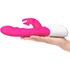 Вибратор-кролик с эффектом всасывания Clitoral Suction Rabbit розовый фото 3