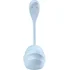 Виброяйцо Satisfyer Smooth Petal с управлением со смартфона голубое фото 5