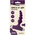 Анальный вибростимулятор с бусинами Spice it up New Edition Splendor фиолетовый фото 2