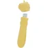 Вибропуля Unihorn Usb Bean Blossom со стимуляцией язычком жёлтая фото 2