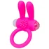 Виброкольцо с клиторальным стимулятором ToyFa A-Toys розовое фото 3