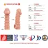 Насадка с бугорками и отверстием для мошонки Kokos Cock Sleeve CS-005-S фото 2