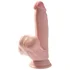 Фаллоимитатор с увеличенной мошонкой King Cock Plus 7 Triple Density 21,5 см фото 2