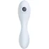 Вибратор с вакуумной стимуляцией Satisfyer Curvy Trinity 5+ и приложением голубой фото 5