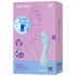 Вибратор с вакуумной стимуляцией Satisfyer Curvy Trinity 5+ и приложением голубой фото 7