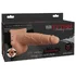 Полый страпон с функцией эякуляции Hollow Squirting Strap-On with Balls Flesh 21 см телесный фото 4