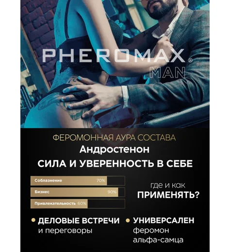 Концентрат феромонов для мужчин Pheromax for Man 1 мл фото 9