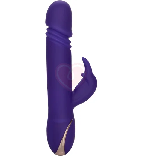 Вибратор-кролик с пульсацией Signature Thrusting Rabbit фиолетовый фото 3