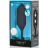 Утяжелённая анальная пробка для ношения b-Vibe Snug Plug 6 большая чёрная фото 2