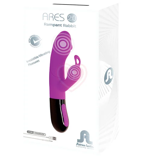 Вибратор-кролик Cnex Ares 2.0 фиолетовый фото 6