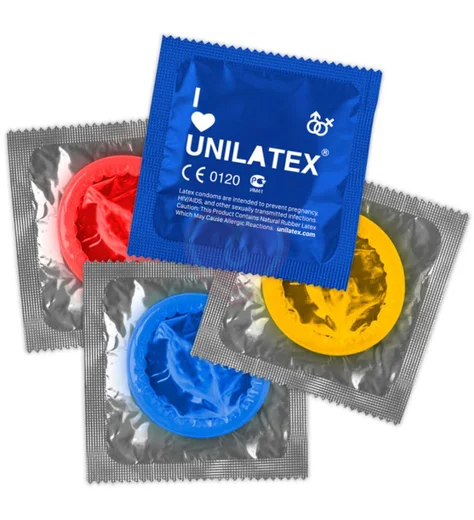 Ароматизированные презервативы Unilatex Multifrutis цветные 144 шт фото 2