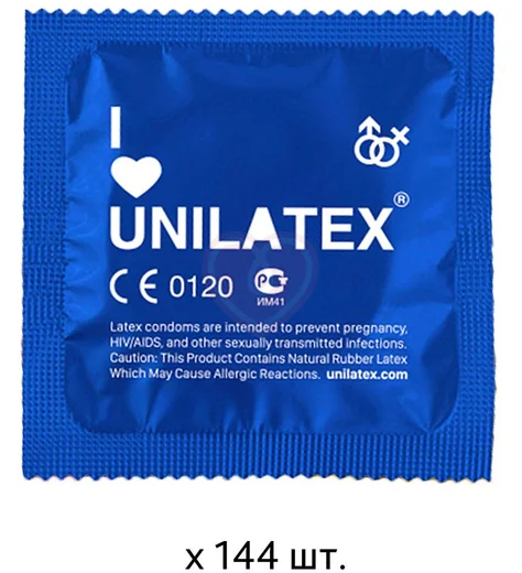 Ароматизированные презервативы Unilatex Multifrutis цветные 144 шт фото 3