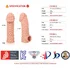Насадка с крупными бугорками и отверстием для мошонки Kokos Cock Sleeve CS-004-S фото 2
