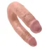 Двухсторонний фаллоимитатор King Cock U-Shaped Double средний телесный фото 2