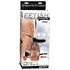 Фаллопротез с подхватом мошонки Silicone Hollow Strap-On чёрный фото 2