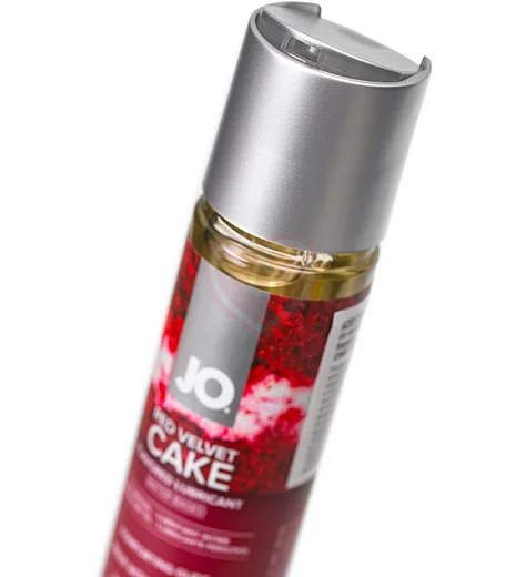Съедобный лубрикант System JO H2O Flavored Red Velvet Cake торт Красный бархат 60 мл фото 3