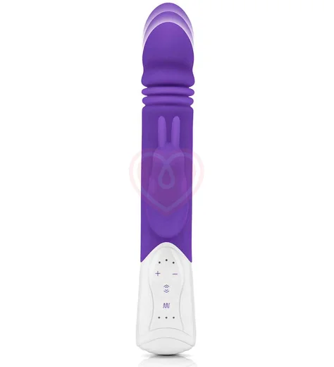 Вибратор-кролик с пульсацией G-Spot Thrusting Rabbit фиолетовый фото 2