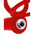 Насадка для двойного проникновения с вибропулей Toyfa Double Penetration Vibration красная фото 4
