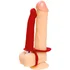Насадка для двойного проникновения с вибропулей Toyfa Double Penetration Vibration красная фото 8