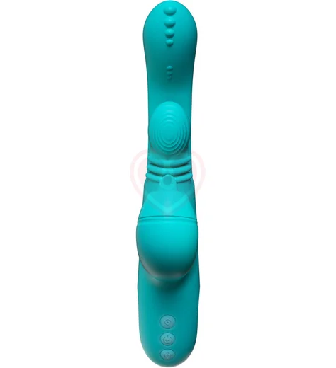 Вибратор кролик Amovibe Sensa Sway с вращением 360 градусов и насадками фото 3