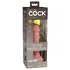 Реалистичный фаллоимитатор King Cock Ellite Dual Density 15 см телесный фото 3