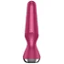 Анальная вибропробка Satisfyer Plug Ilicious 2 с приложением розовая фото 3