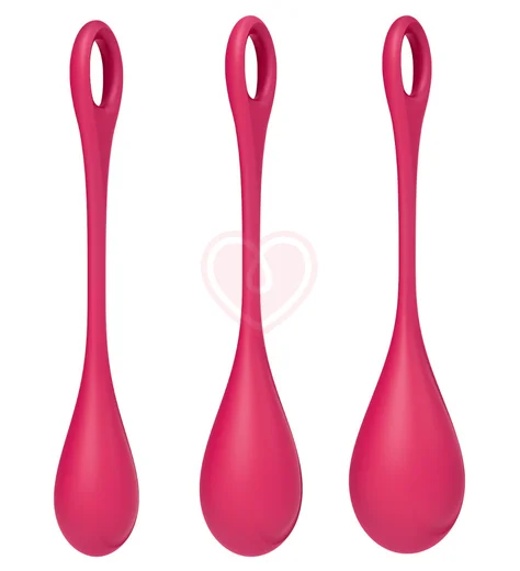 Набор из 3 вагинальных шариков Satisfyer Yoni Power 1 розовый фото 3