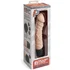 Реалистичный вибратор PowerCocks Girthy 16 см телесный фото 5