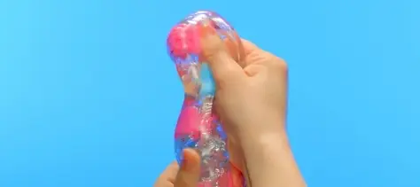 Мастурбатор Tenga Bobble Crazy Cubes розово-голубой фото 6