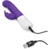 Вибратор-кролик с пульсирующей головкой Slim Shaft Thrusting G-Spot Rabbit фиолетовый фото 6