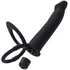 Насадка для двойного проникновения с вибропулей Toyfa Double Penetration Vibration чёрная фото 8