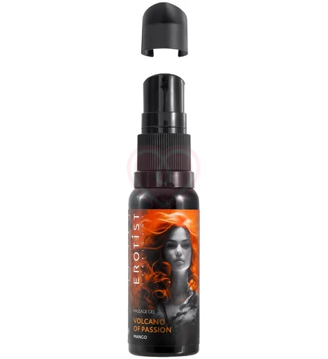 Гель с эффектом вибрации Erotist Volcano Of Passion Mango Манго 25 мл фото 2