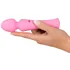 Мини-вибромассажёр Sweet Smile Mini Wand розовый фото 2