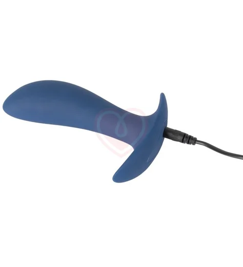 Анальный стимулятор с пультом управления Vibrating Butt Plug синяя фото 5