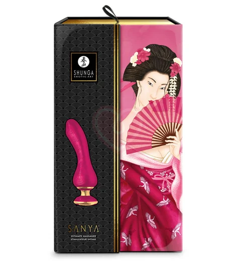 Вибратор Shunga SANYA малиновый фото 2