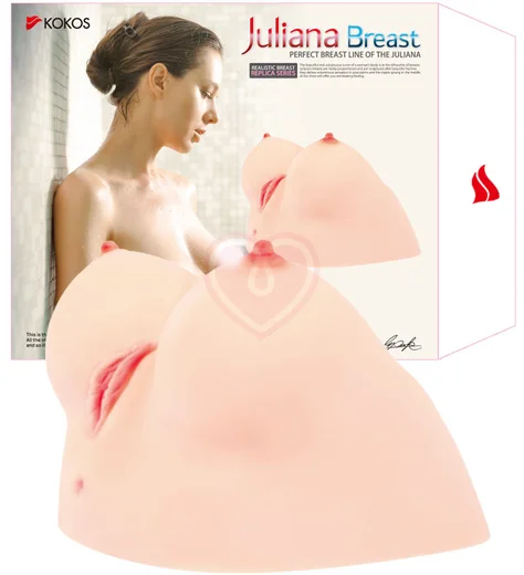 Мастурбатор-грудь с вагиной и анусом Kokos Juliana Breast фото 5