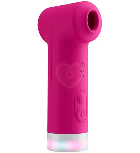 Вакуумный стимулятор клитора с двойной технологией Lovense Fizz розовый фото 18
