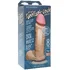 Реалистичный фаллоимитатор с присоской и Vac-U-Lock Ultra Realistic Cock 18 см телесный фото 2
