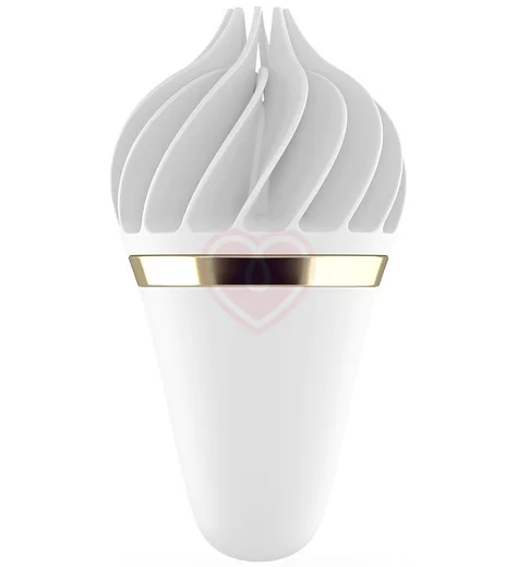 Вибратор с нежными лепестками Satisfyer Sweet Treat белый фото 2