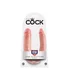 Двухсторонний фаллоимитатор King Cock U-Shaped Double большой телесный фото 3