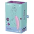Вакуумный стимулятор с управлением от приложения Satisfyer Curvy 3+ розовый фото 6