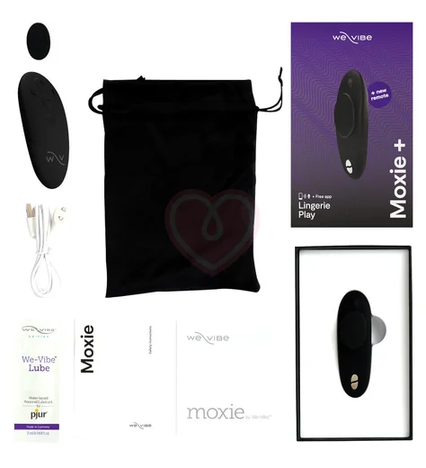 Вибратор для ношения в трусиках We-Vibe Moxie+ чёрный фото 2