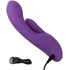 Вибратор с клиторальным кончиком Stella Liquid Silicone Dual Pleaser фиолетовый фото 5